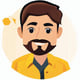 male character avatar for customer testimonial